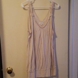 Maurices Plus Size 3 Tan/Gold Tank
